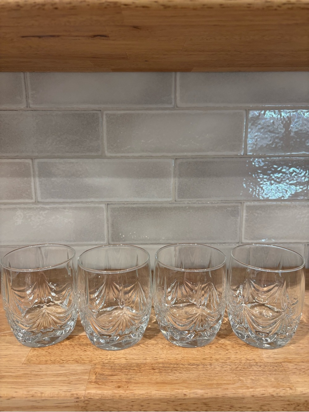 Cristal D'Arques Durand 4 Crystal On The Rocks Glasses Clear Premiere Ovation